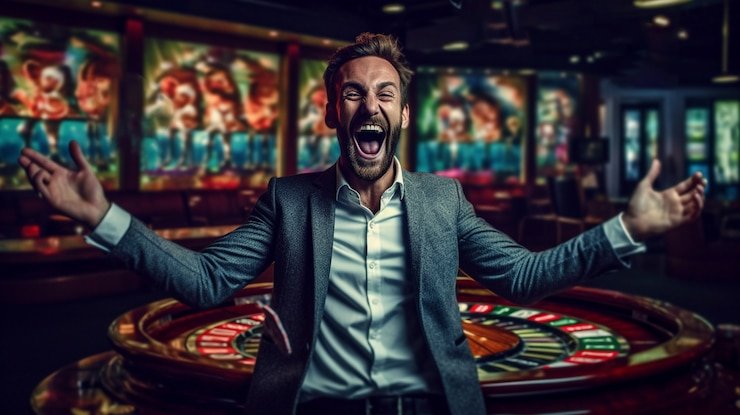 togeltoto4d Mega Moolah slot game interface showing five reels and progressive jackpot display